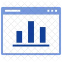 Online Statistic Online Data Statistic Icon