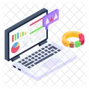 Online Analytics Online Statistics Web Statistics Icon