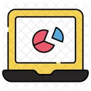 Online Infographic Online Statistics Online Data Icon