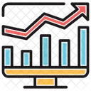 Online Statistics Online Infographic Web Analytics Icon