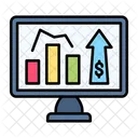 Data Analytics Online Infographic Online Analytics Icon
