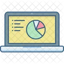 Online Statistics Accounting Analysis Icon