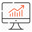 Online Daten Datenanalyse Online Infografik Symbol