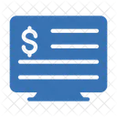 Online-Steuerzahlung  Symbol