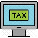 Online-Steuerzahlung  Symbol