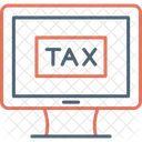 Online-Steuerzahlung  Symbol