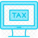 Online-Steuerzahlung  Symbol