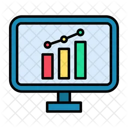 Online Stock Market  Icon