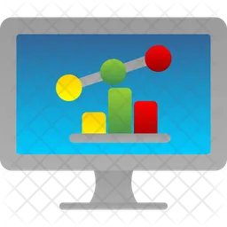 Online Stock Market  Icon