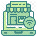 Online Stop Online Store Store Icon