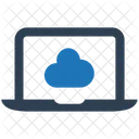 Cloud Laptop Share Icon