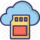 Cloud Storage Sd Card Sd Memory Card Icon