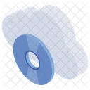 Online Storage Disc Technology Server Storage Icon