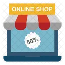 Online Store Online Shopping Shopping Store Icon