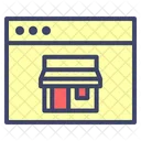 Online Store Shop Ecommerce Icon