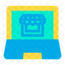 Laptop Computer Ecommerce Icon
