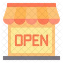 Open Ecommerce Online Store Icon