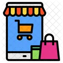 Mobile Screen Shop Icon