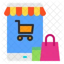 Mobile Screen Shop Icon