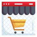 Shop Commerce And Shopping Online Store Icon