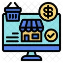 Online Store Ecommerce Shopping Icon