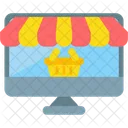 Online Store Basket Commerce Icon