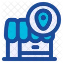 Online Store Location Pin Icon