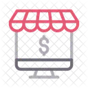Online Shopping Ecommerce Icon