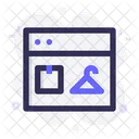 Web Browser Ecommerce Icon