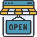 Online Store Open Online Shop Icon