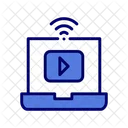 Online Streaming Streaming Video Icon