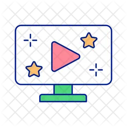 Online streaming service  Icon