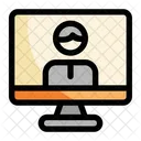 Online Learning Education Icon