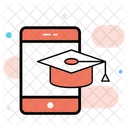 Mobile Learning Online Learning Digital Education Icon