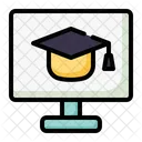 Online Study Online Education Online Learning Icon