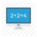 Screen Mathematics Calculation Icon