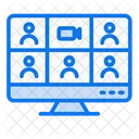 Online Study Online Education Online Learning Icon