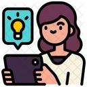 Online Studying  Icon
