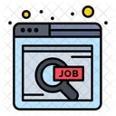 Online-Suche Job  Symbol