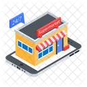 Online Supermarket Online Store Online Shop Icon
