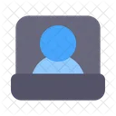Online Support Computer Laptop Icon