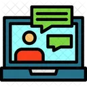 Online Support Digital Assistance Virtual Help Icon