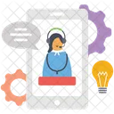 Online Consulting Online Support Support Service Icon