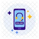 Monline Help Online Support Customer Care Officer Icon