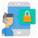 Online Support Merchant Support Service Icon