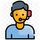 Headset Online Support Icon