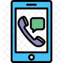 Online Communication Online Call Online Chat Icon