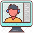 Online Support Customer Service Technical Support Icon