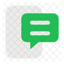 Online Support Phone Chat Icon