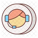 Monline Help Online Support Customer Care Officer Icon